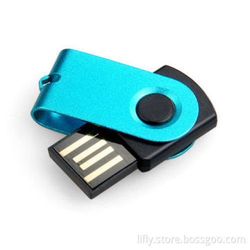 Mini USB flash drive with metal case, silk printing or laser, 2GB to 64GB availableNew